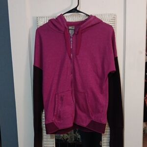 Champion Pink Zip-Up Hooded Sweatshirt